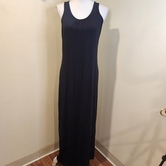 Lord And Taylord Elegant Black Razor Back Tank  Maxi Dress XS - Picture 9 of 13